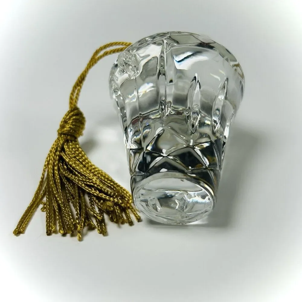 Gorham 2000 Crystal Champagne Bottle in Bucket Original Box Ornament Millennium